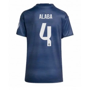 Real Madrid David Alaba #4 Bortatröja Kvinnor 2025-26 Kortärmad